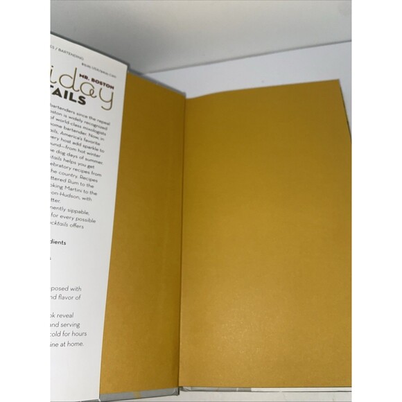 Mr Boston Holiday Cocktails Hard Cover with Dust Jacket 2009 - Picture 3 of 5